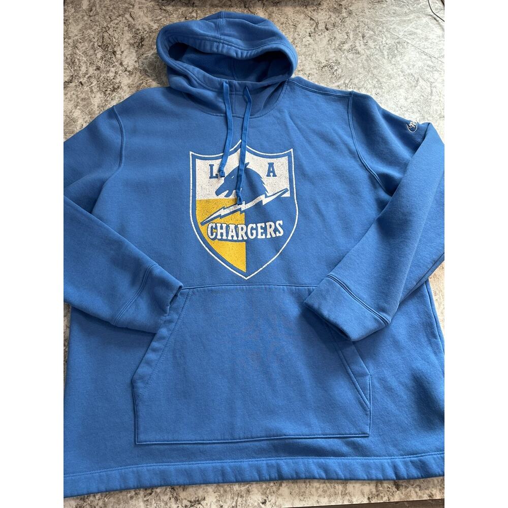 NWOT Men’s Nike Los Angeles Chargers Rewind Italy Logo Hoodie Powder Blue Large